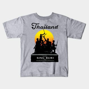 On Vacation In Sing Buri Thailand Kids T-Shirt